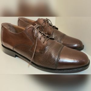 Bostonian Marco Oxford Deerskin Mens Dress Shoe Size 12